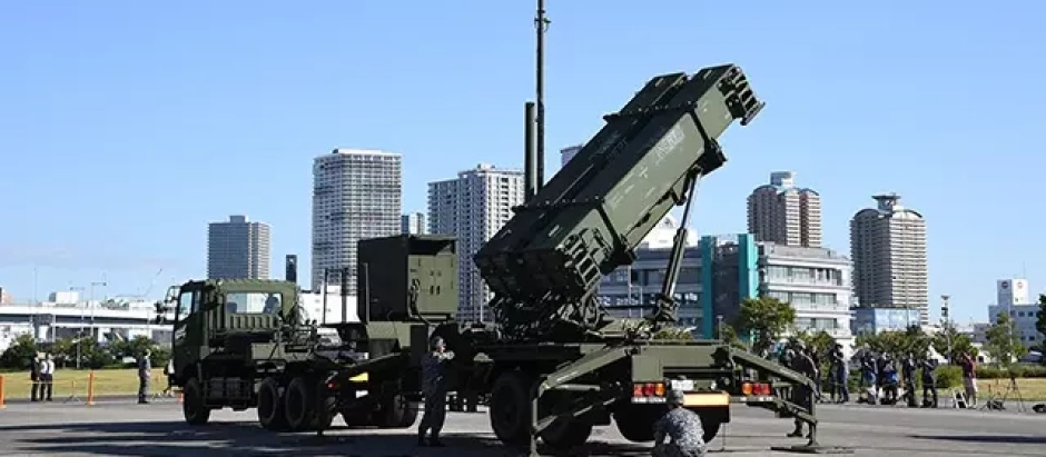 Sistema de misiles Patriot desplegados actualmente en Japón
