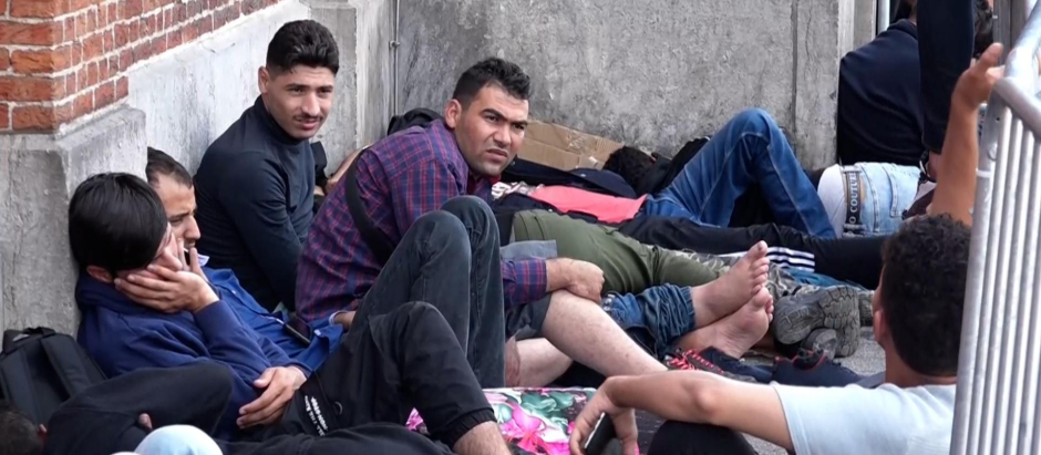 Incidentes por la saturación de un centro refugiados en Bruselas