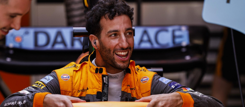 Daniel Ricciardo en el Gran Premio de España de 2022
