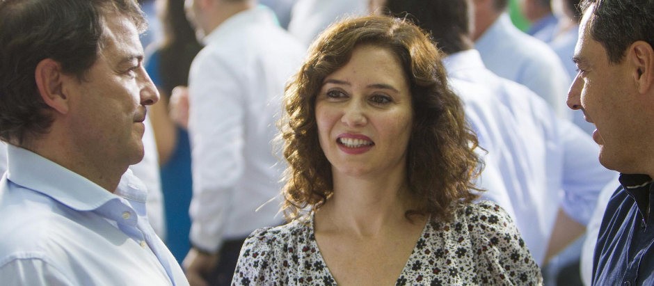 Espectacular recibimiento a Isabel Díaz Ayuso en Pontevedra