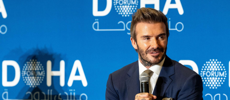 David Beckham, en un acto en Doha el pasado mes de marzo