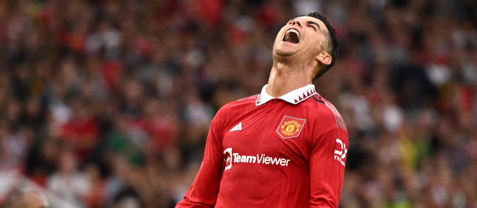 Cristiano Ronaldo solo ha sido titular en uno de los seis partidos del Manchester United