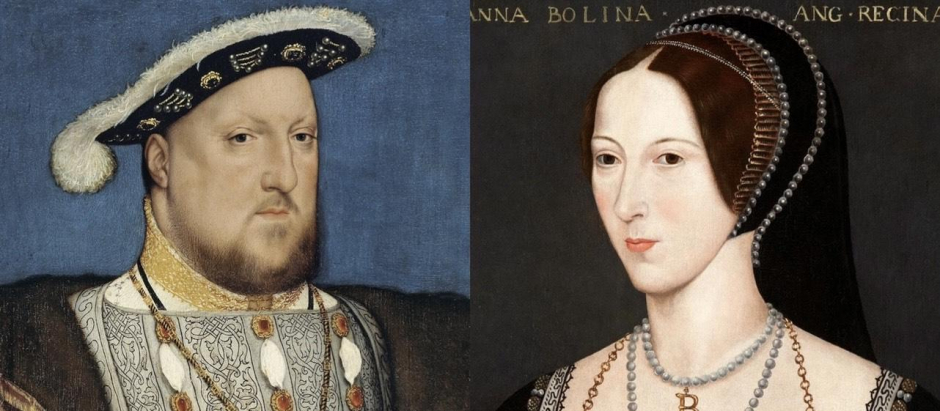 Enrique VIII y su segunda mujer Ana Bolena