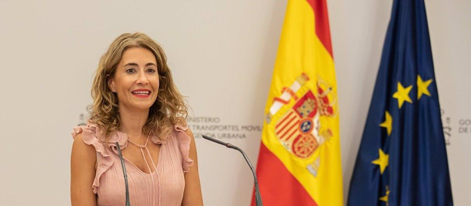 La ministra de Transportes, Movilidad y Agenda Urbana, Raquel Sánchez