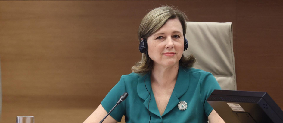 La vicepresidenta de la Comisión Europea, Vera Jourová
