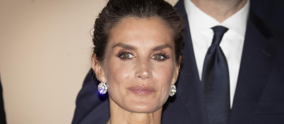 Spanish Queen Letizia Ortiz during oficial dinner ceremony on occassion of 32 edition of NATO (OTAN) summit in Madrid on Tuesday, 28 June 2022.