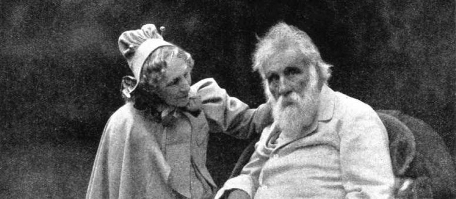 George MacDonald y su mujer, Louisa, en su 50º aniversario