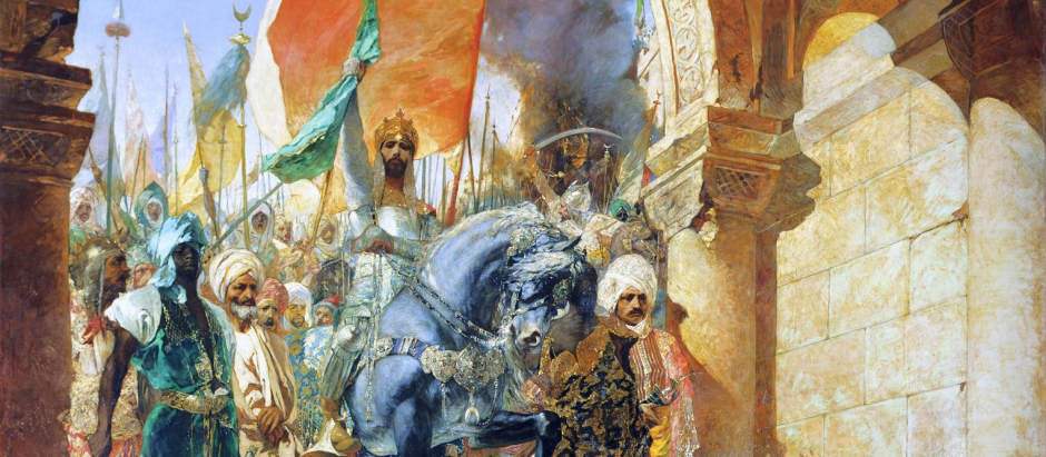 Cuadro pintado en 1876 por Jean-Joseph Benjamin-Constant que representa a Mehmed II ingresando a Constantinopla, momento que marcó el fin del Imperio bizantino