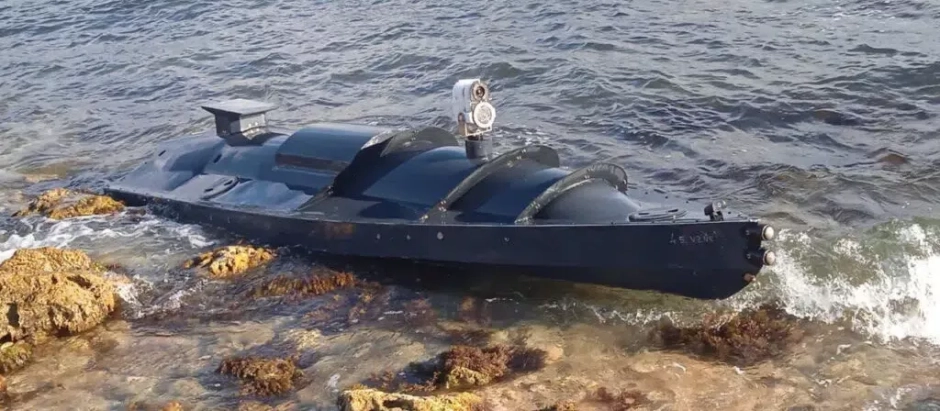 Barco no tripulado ucraniano detectado cerca de la base naval rusa de Sevastopol