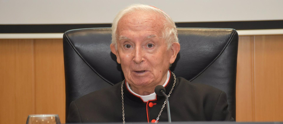 El cardenal arzobispo de Valencia, Antonio Cañizares