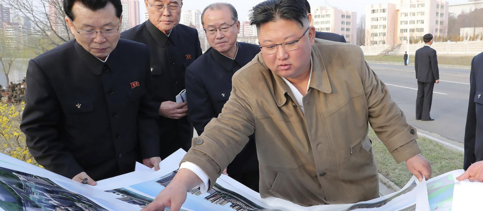 El líder norcoreano, Kim Jong Un, en 2021