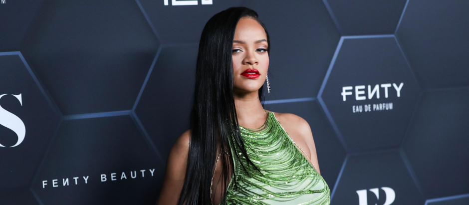 La cantante Rihanna durante una presentación de su marca de ropa y cosméticos Fenty