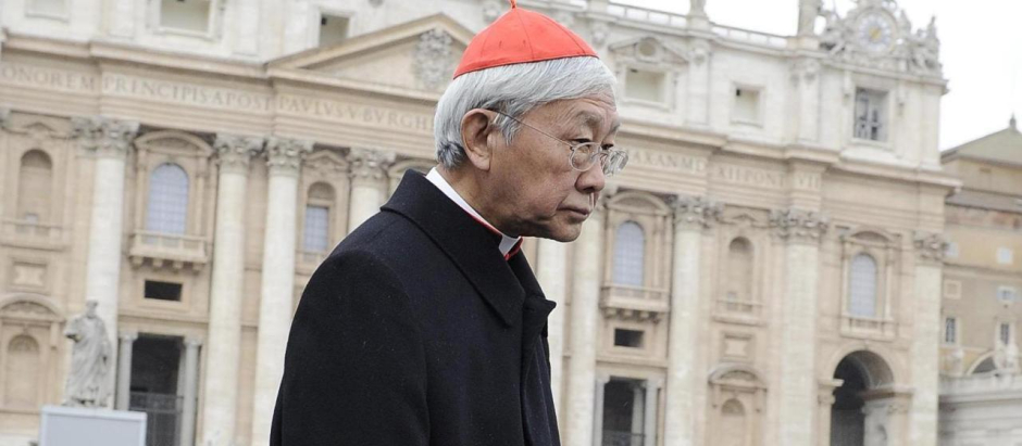 El obispo emérito de Hong Kong, Joseph Zen