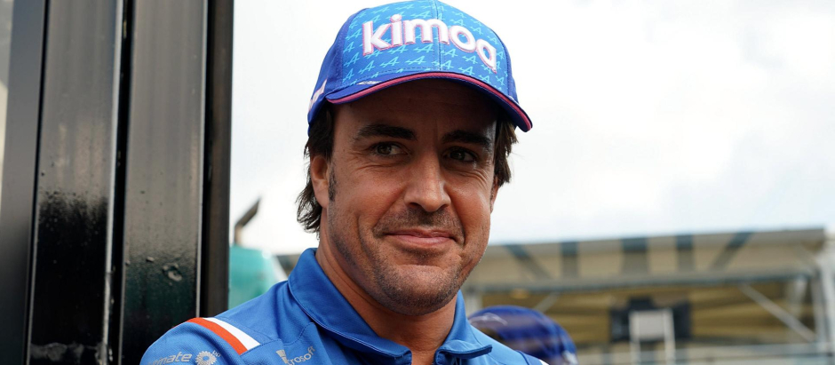 Fernando Alonso en el Gran Premio de Monza