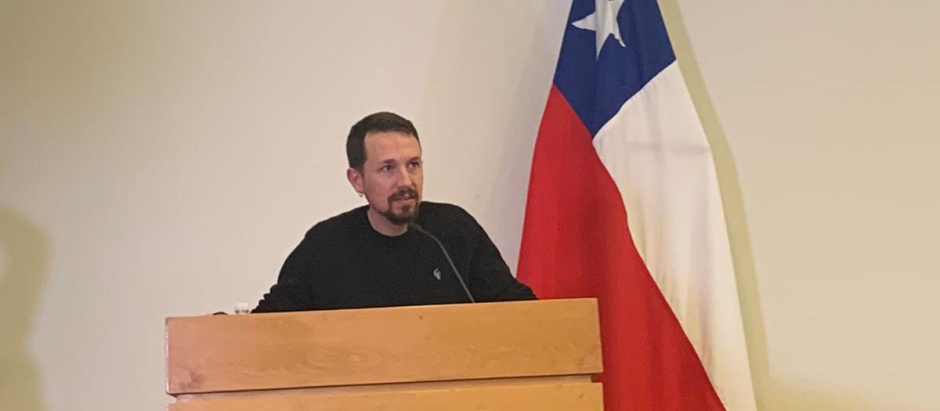 Pablo Iglesias en la Universidad de Chile