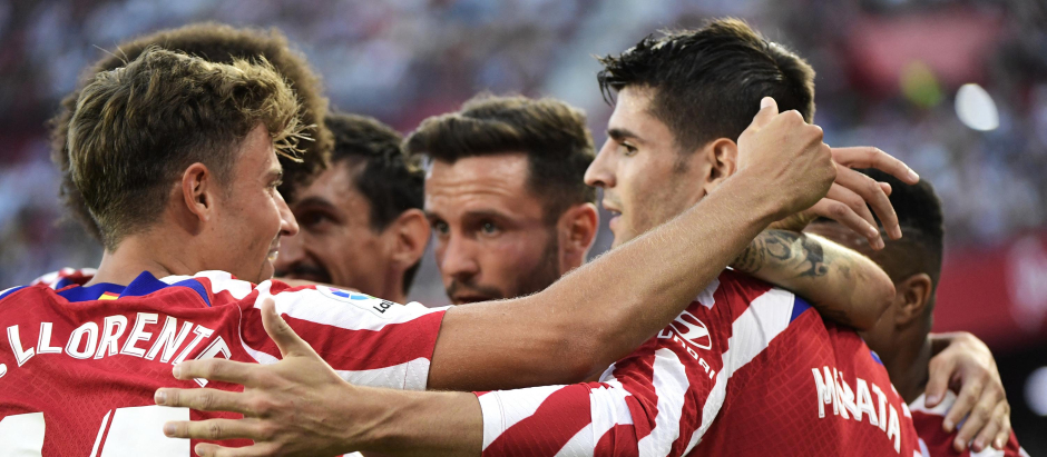Cómoda victoria del Atlético de Madrid en el Sánchez Pizjuán