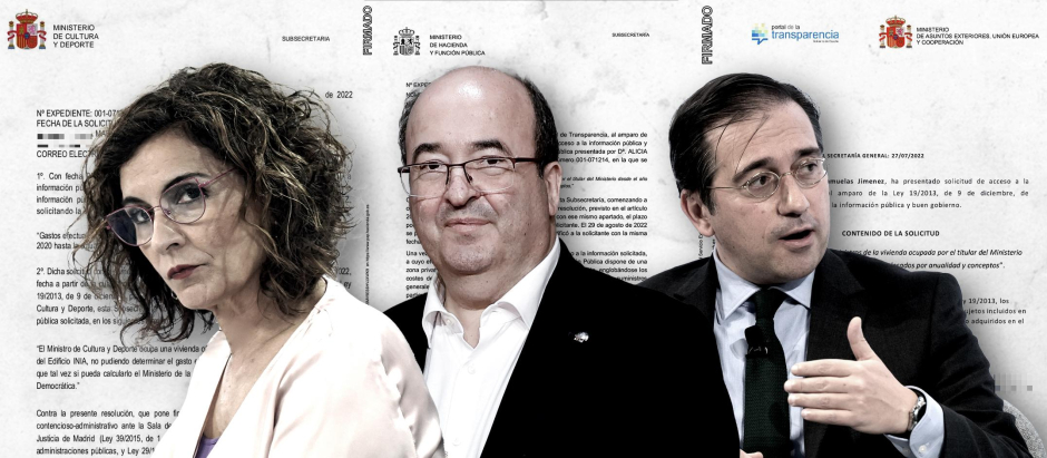 Tres ministros de Sánchez viven en pisos gratis y no saben lo que gastan en luz y calefacción