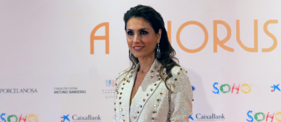 Paloma Cuevas at premiere musical '' A Chorus Line '' during opening Soho Caixabank Theatre in Malaga on Friday, 15 November 2019.