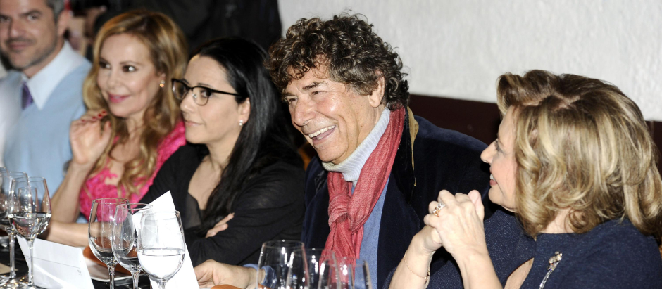 El periodista, Jesús Quintero, en la 4ª edición de los premios pata negra de Madrid