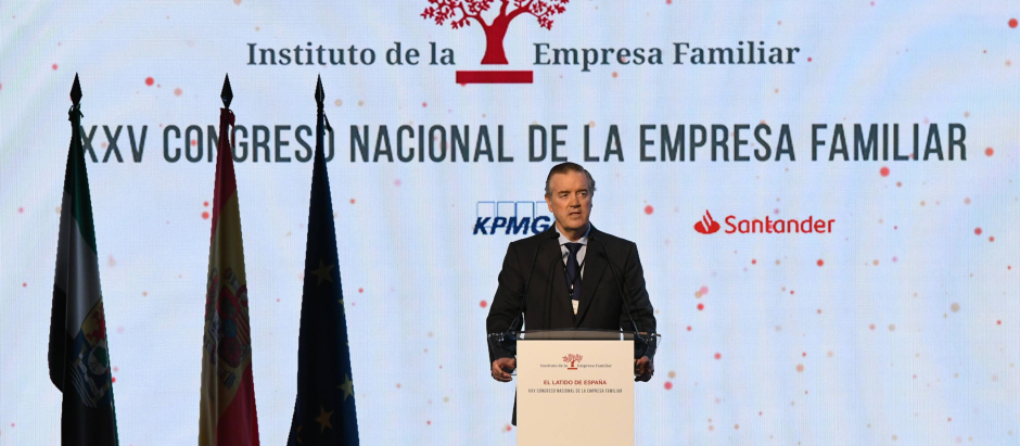 El presidente del Instituto de Empresa Familiar (IEF), Andrés Sendagorta.
