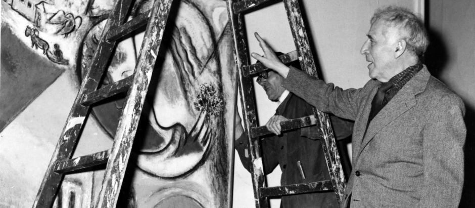 El artista francés Marc Chagall
