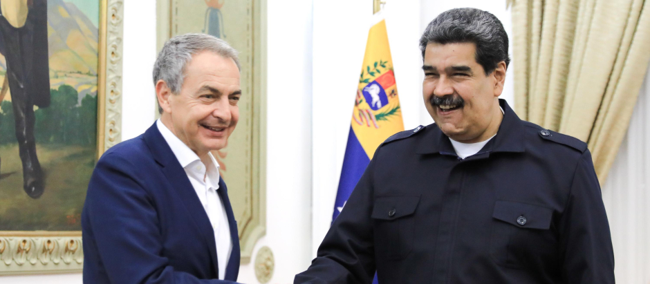 Rodriguez Zapatero y Nicolás Maduro