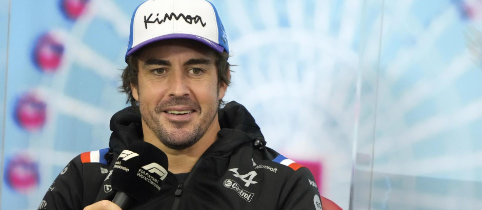 Fernando Alonso, en la rueda de prensa previa al GP de Japón