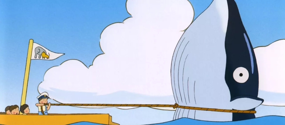 El cortometraje del Museo Ghibli 'La caza de la ballena', ilustrado por Yuriko Yamawaki