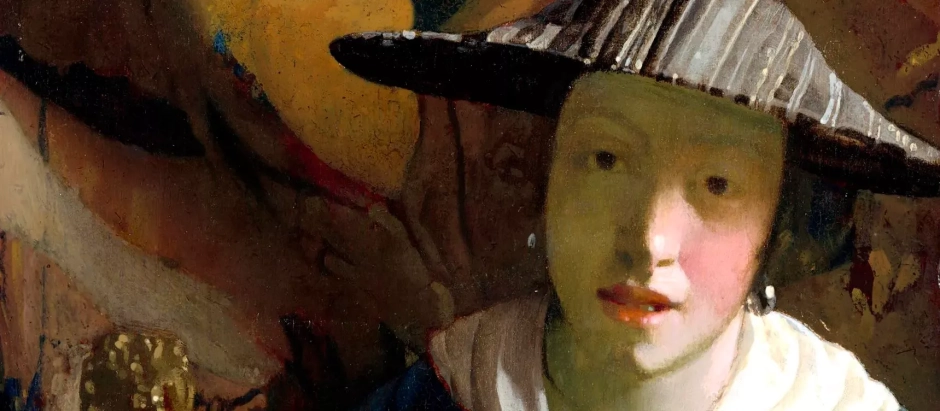 'Muchacha con flauta', erróneamente atribuido a Vermeer, en la National Gallery de Washington