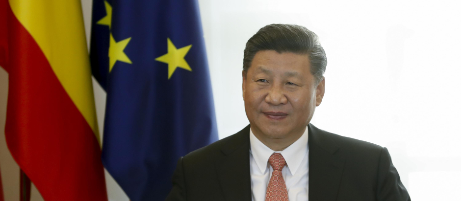 Xi Jinping durante su visita a España en 2018