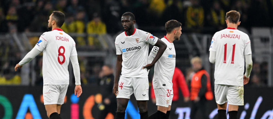 El Sevilla hizo buen partido en Dortmund, pero no llegó a ganar