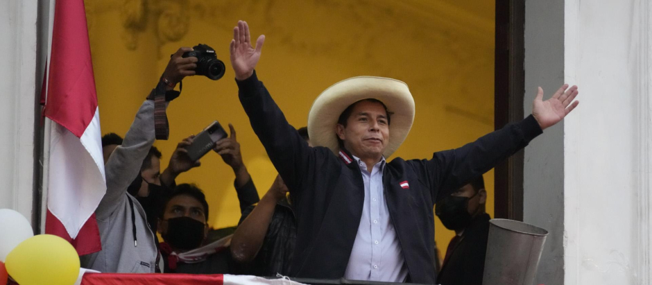 El presidente de Perú, Pedro Castillo, en una imagen de archivo