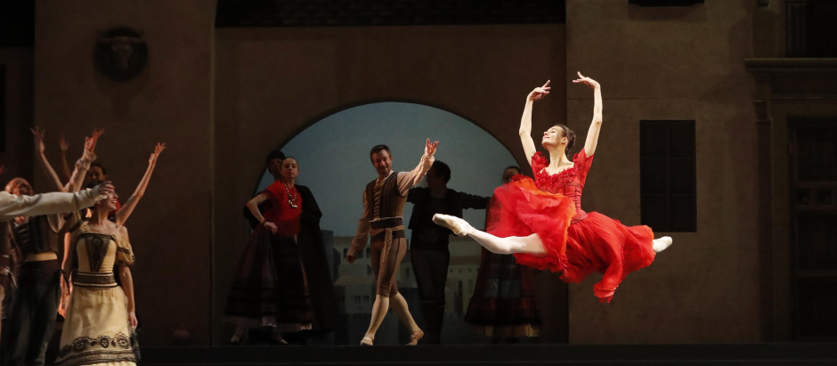 Ensayo de 'El Hidalgo de la Mancha', ballet dirigido por Nacho Duato, en San Petersburgo