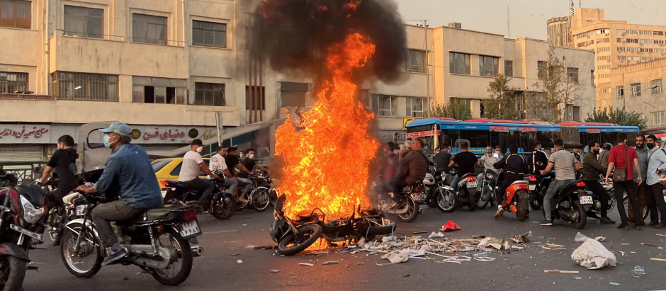Disturbios Teherán Irán