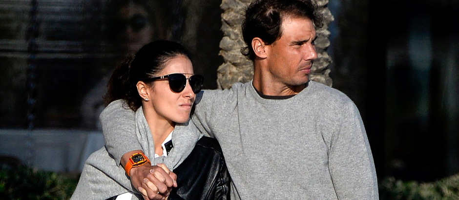 Rafael Nadal and Maria Francisa Xisca Perello in Palma de Mallorca on Thursday, 13 February 2020.