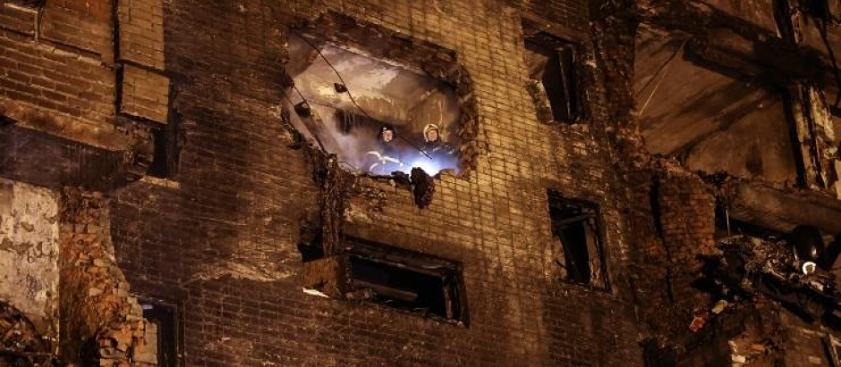 Kiev bombardeada por drones