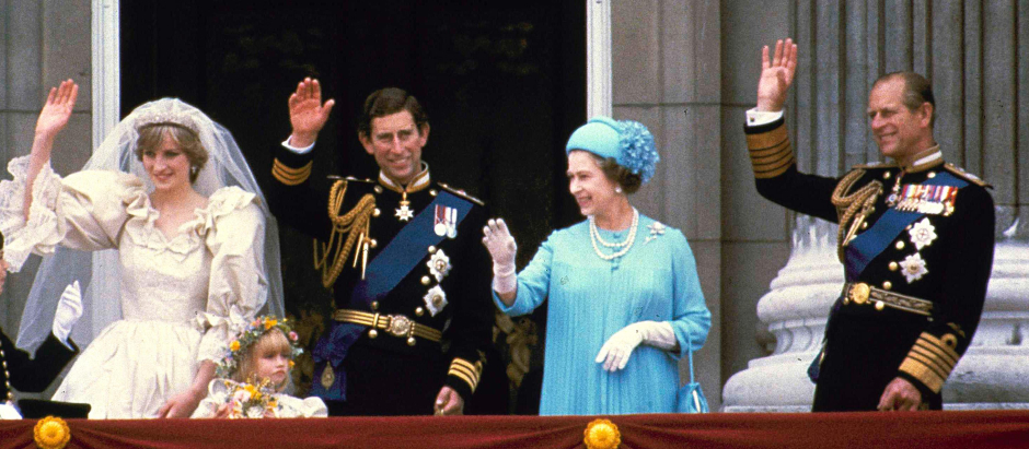 Imagen de la boda de Carlos de Inglaterra con Diana de Gales