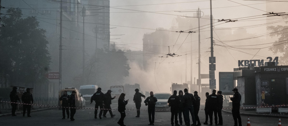 Tras los ataques con drones a inicios de esta semana, ahora Kiev es atacada con misiles