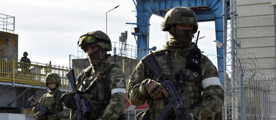 Soldados rusos en Ucrania