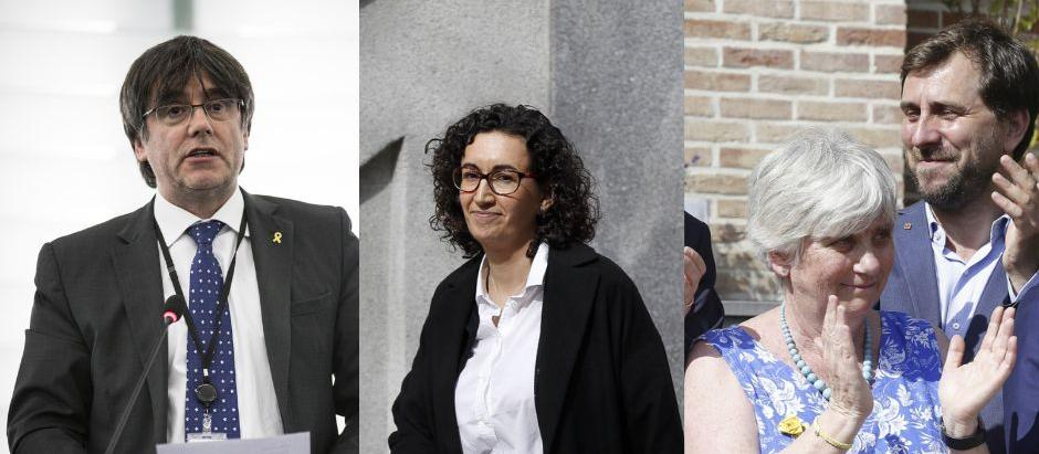 Carles Puigdemont, Marta Rovira, Clara Ponsatí y Toni Comín son algunos de los que se beneficiarían de la reforma del delito de sedición