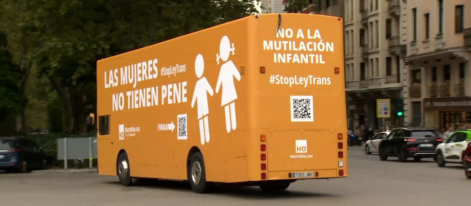 Un autobús de HazteOir denunciará las consecuencias de la ley trans