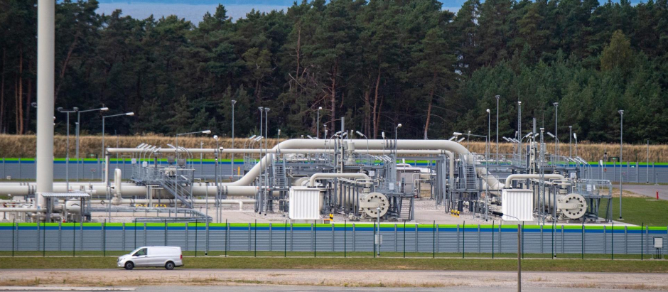 Instalaciones del Nord Stream en Lubmin, Alemania.