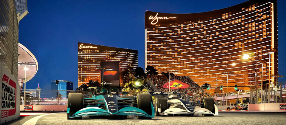 Imagen promocional del Gran Premio de Las Vegas 2023