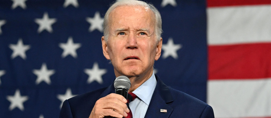 El presidente Joe Biden haciendo campaña a favor de los candidatos demócratas en California