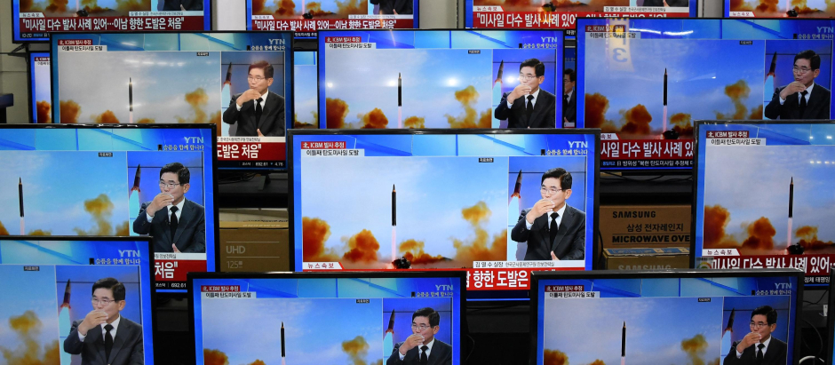 Lanzamiento misiles norcoreanos