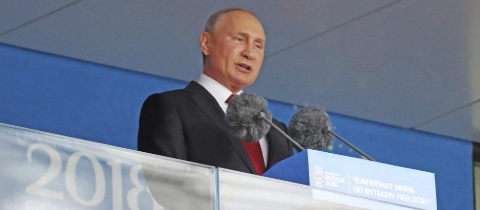 Vladimir Putin, en el Mundial 2018, del que fue él el anfitrión