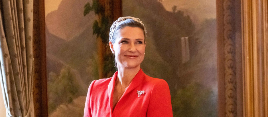 Princess Martha Louise of Norway during the Welcome Ceremony in  Oslo,