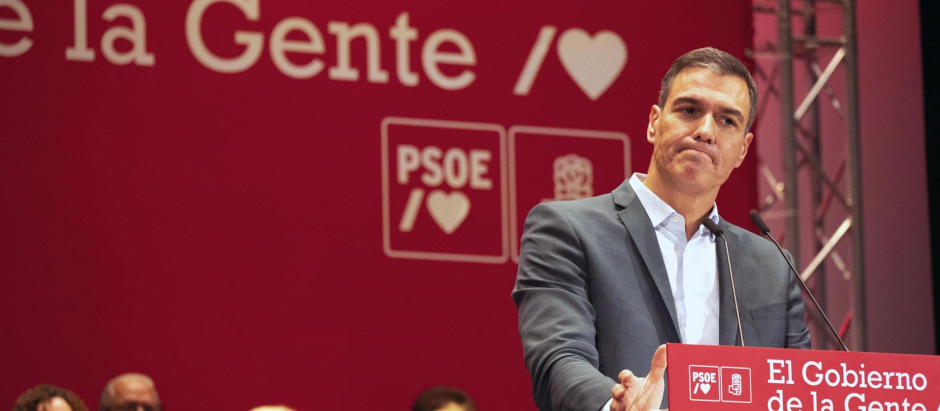 El presidente del Gobierno, Pedro Sánchez, en Granada.