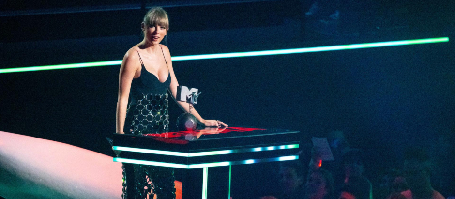 Taylor Swift durante la gala de los MTV