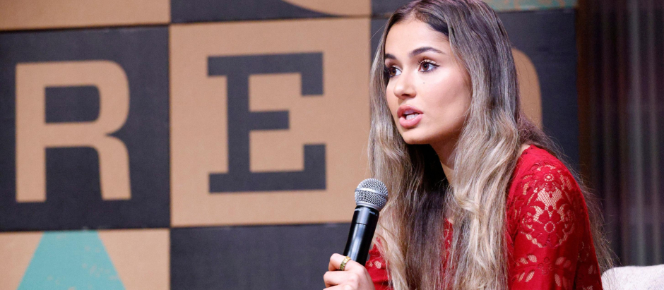 Sophia Kianni durante su intervención en un evento organizado por Wired